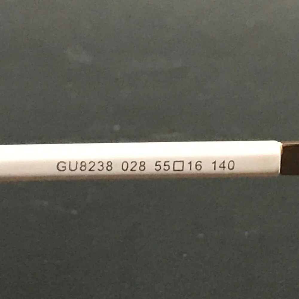 Guess Eyeglasses Frames GU8238 028 White Pink Rose Gold Round Cat Eye 55-16-140